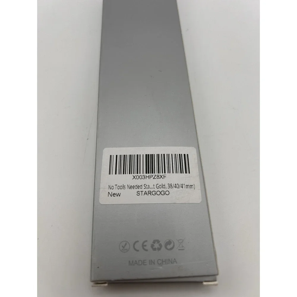 Stargogo No Tools Needed Link Bracelet Metal Band for Apple Watch.